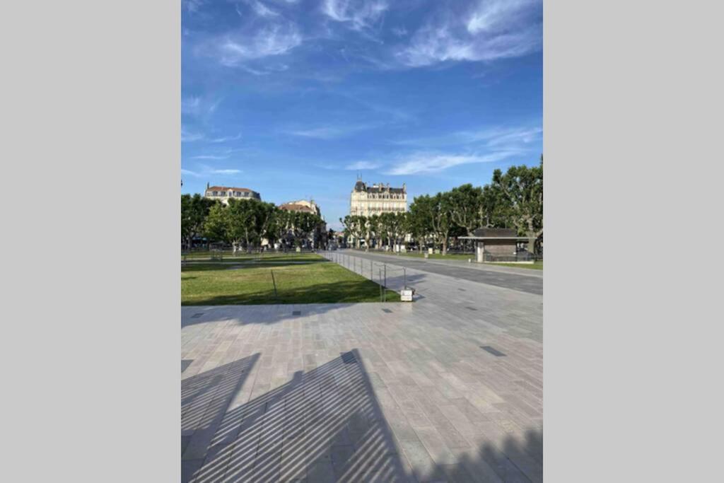 Grand Appartement Proche Gare Et Polygone Beziers Bagian luar foto
